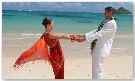 The whole Beach wedding concept is to get the maximum entertainment at 